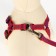 Acunition set is embossed, leash 120 x 1.5 cm, OG 36-49 cm, red-blue