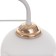 Bra "Miley" 1x60W E27 white, gold 21x12x26.5cm
