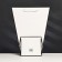 Package-carrier for flowers 18 × 14 × 35 x 28 cm, white with a border
