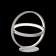 MANTRA Orbital, LED, 660LM, 3000K, 311 mm, white color, white