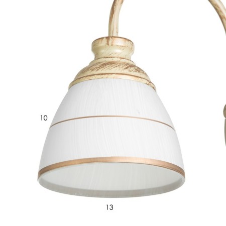 Bra "Dafiya" E27 40W gold 23.5x13x23 cm-4