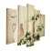 Carty clock is wall-mounted, modular "vase with flowers", silent, 80 x 140 cm