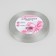 Satin tape, 10 mm × 23 ± 1 m, silver color No. 176