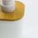 Joy Home liquid soap dispenser, plastic, white with bamboo