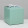 Gift folding box, packaging, “mint”, 12 x 12 x 12 cm