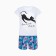 Female set (shorts/T -shirt) home, blue color, size 50