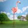 Garden figure "Flamingo" Big 40x18x87cm