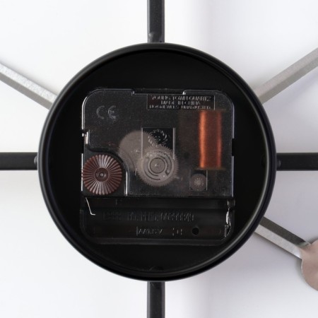 Wall clock, series: loft, "talent", discrete move, D-60 cm-2