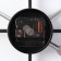Wall clock, series: loft, "talent", discrete move, D-60 cm