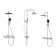 SAVOL SK-H3345A shower system, tropical shower, shower set, shelf, brass, chrome