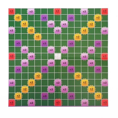 A board game for compiling the words "Skrubwood Classic", 104 chips, 10+-4