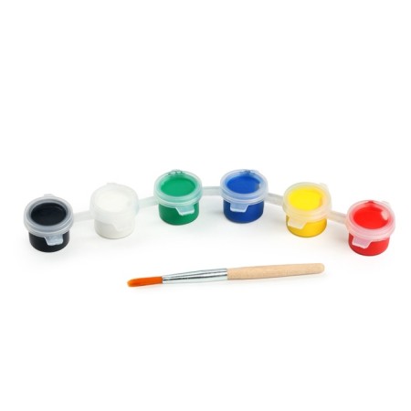 Christmas balls for coloring for the New Year "Princesses", D = 5.5 cm, 2 pcs, paints, a set for creativity-4