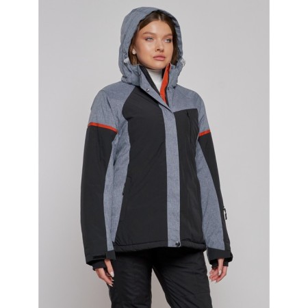 Ski jacket women's, size 54, black color-17