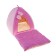 VIGVAM House "Tenderness", 40 x 40 x 37 cm, calico, pink