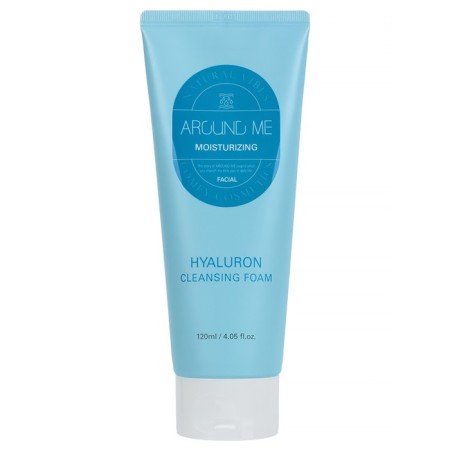 The face foam moisturizes with hyaluronic acid Around Me, 120 grams