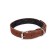 Collar leather dimensionless "zoonik", Osh 30-60 x 3 cm, mix of flowers