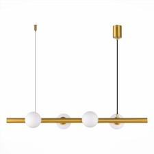 STL LUCE Sus. SL1185.203.04. Asolo. 4x5 W, G9, 4000K, 87x24.5x60 cm, golden color