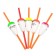 Flot Yaman "cone" through, foam, 1.1 g, color mixt. 5 pcs.