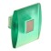 Handle button Plastic 003, plastic, green