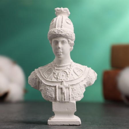 Bust "Tsar Fedor Alekseevich" Bely, 4.5x2.5x7.5cm-1