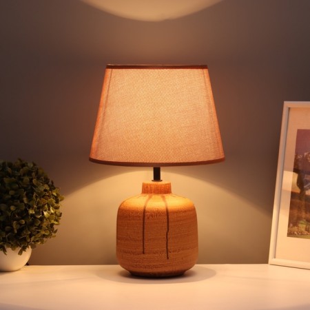 Table lamp "Coca" 1x40W E27 caramel 25x25x38, 5cm-1