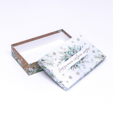 Set of boxes 3 in 1 "New Year's composition", 29 x 19 x 8 - 24 x 14 x 5 cm-4