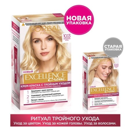 Hair Cream L’Oreal Excellence Creme, tone 10.13 Legendary blond-9