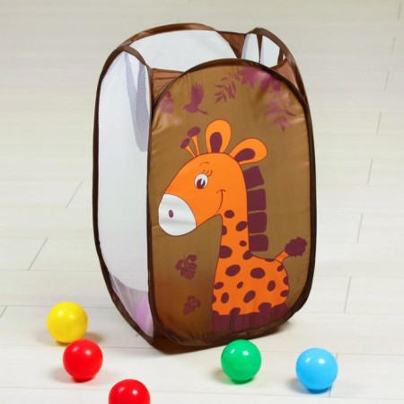Giraffe toys basket-1