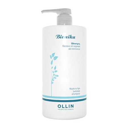 Hair shampoo OLLIN Professional Bionika "Balance from roots to tips", 750 ml