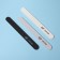 Files - emery, abrasiveness 100/180, 180/200, 200/240, 18 cm, 3 pcs, black/gray/white color