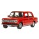 Metal machine "VAZ -2101", retro - model "Kopeika", doors, trunk, inertia, 12 cm, red are opened
