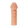 Kokos nozzle is realistic with additional stimulation, TPE, bodily, 15.6 cm, l