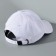 The cap is monophonic, the color is white, x/b