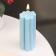 Candle-cylinder "Four-leafer", 4.5x10.5 cm, Niva, 6 hours