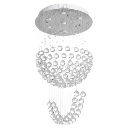 Lamp cascade "Adelisia" 7xled chrome 55x55x93cm Bayerlux