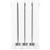Bimetallic radiator Stout Style, 500 x 80 mm, 4 sections, side connection