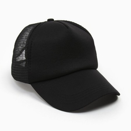 Baseball cap, black color, size 56-58