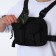 Babberry bag with lightning, 2 external pockets, black color