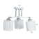 Iris chandelier 3he27 40W Belo-chromium 50x50x27 cm Bayerlux