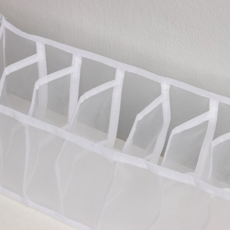 Organizer for storage of underwear "Pollen", 7 cells, 32 × 9 × 12 cm, white color-2