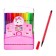 Flomasters 36 colors strip in a plastic penalty foam ventilated cap, pink