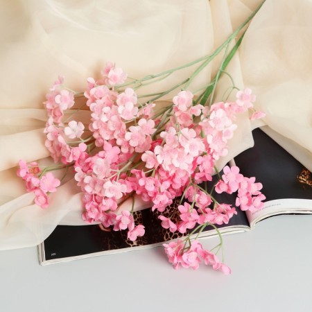 Artificial stained flowers 2x60 cm, pink mix-2