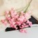 Artificial stained flowers 2x60 cm, pink mix