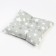 Stars pillow 20x25 cm, gray, flannel 170 g/m, cotton 100%