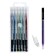 A set of gel pens 6 colors, a strip silver body, in a blister on a button