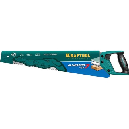 Khpsuvka on drywall Kraftool Alligator Gips 15210, 550 mm, 7 TPI special tooth-3