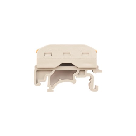 Terminal of QMS 222-424D passing 4-pole, with a mount on a DIN-rack (0.08-4 mm²), gray (4 pcs./Union)-4