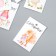 Cardboard Biro "from March 8. Girl" set 10 pcs (5 types) 4x6 cm