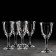 A set of glass glasses for the wine "Dalid", 300 ml, 6 pcs