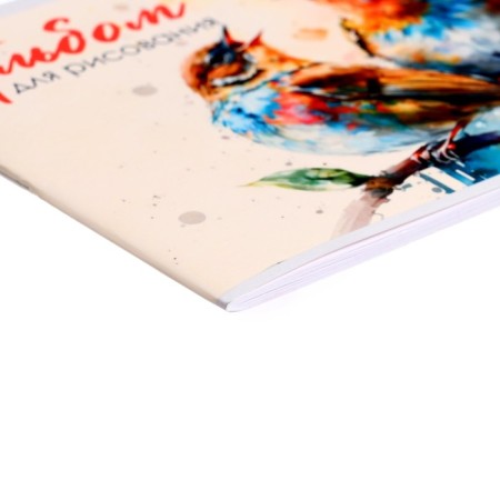 Album for drawing A5, 24 sheets on the paper clip "Vorozhushki", paper cover, block 100 g/m2-2